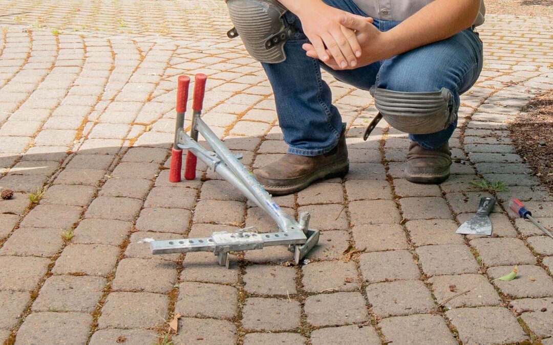 Fixing a Broken Paver in Your Driveway or Paver Patio